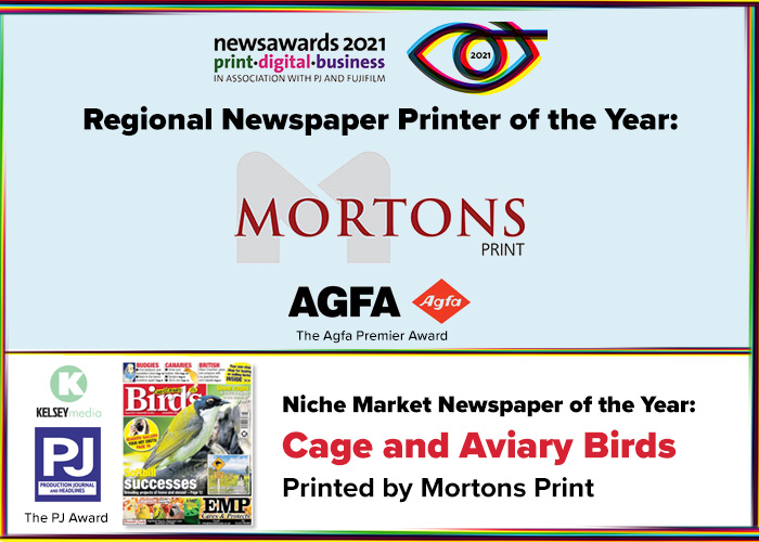 newsawards 2021 - Regional Newspaper Printer of the Year